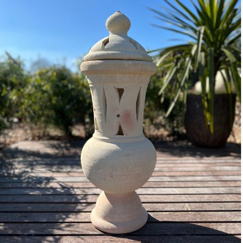 LANTERNE EN TERRE CUITE