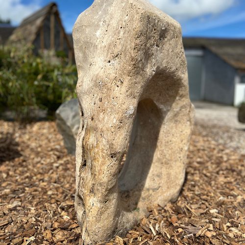 MONOLITHE TROYA SHOWSTONE MARBRE BEIGE | Pièce unique – Image 2